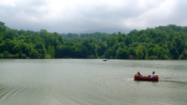 آغوش دریاچه برای جنگل باز است